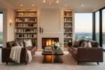 Jude Mid-Century Modern Leather Sofa Collection - Image 18