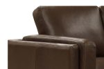 Jude Mid-Century Modern Leather Sofa Collection - Image 7