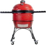 Kamado Joe Big Joe I 24 in. Blaze Red Ceramic Charcoal Grills - Image 2