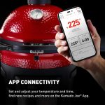 Kamado Joe Konnected Joe 18-Inch Digital Charcoal Grill and Smoker with Cart - Image 12