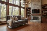 Kenilworth 84 Inch Wingback Leather Sofa - Image 4