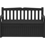 Keter Eden 265L Storage Bench- Dark Grey - Prioka