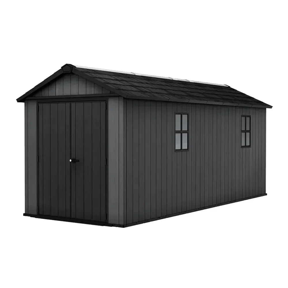 keter-newton-plus-7517-graphite-resin-storage-shed-3806992 Keter Newton Plus 7.5×17 Graphite Resin Storage Shed - Prioka