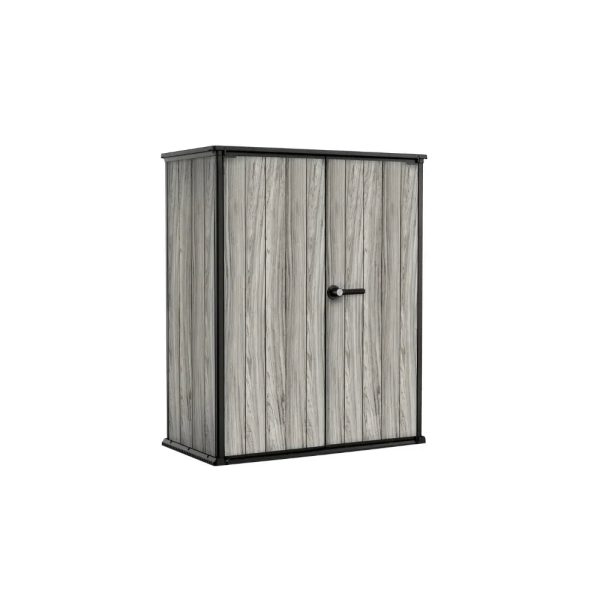 Keter Vertical Storage Shed Storm Grey - Prioka