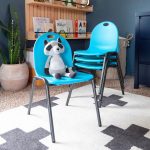 Kid's Stacking Chairs-4 Pack - Image 6