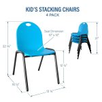 Kid's Stacking Chairs-4 Pack - Image 18