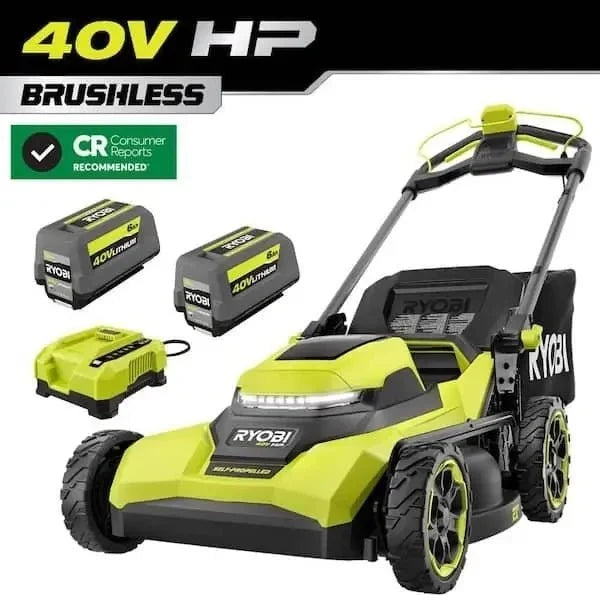 Kit de Cortadora Autopropulsadas Sin Escobillas de 21″ y 40 V HP. - Prioka