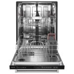 KitchenAid 24″ Fully-Integrated Built-In Dishwashers with 30 Total Wash Jets in PrintShield Stainless Steels - Image 4
