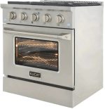 Kucht Professional 30-Inch 4.2 cu. ft. Gas Range with Convection Oven in Titanium - Image 2