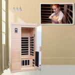 KUNSANA Far infrared sauna room,One person size, Hemlock Wooden Far Infrared Sauna for Home - Image 6