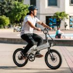 Lectric XP Lite 2.0 Long-Range Foldable Electric Commuter Bike, Arctic White - Image 7