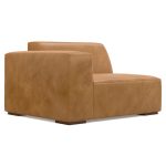 Lennox Leather Sofa with Ottoman – Sienna - Image 4