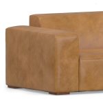 Lennox Leather Sofa with Ottoman – Sienna - Image 3