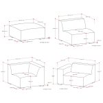 Lennox Leather Sofa with Ottoman – Sienna - Image 7