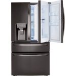 Lg 30 cu. ft. 36 Inch Wide French Door Refrigerator Stainless Steel - Image 3