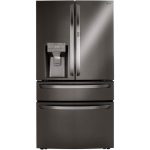 Lg 30 cu. ft. 36 Inch Wide French Door Refrigerator Stainless Steel