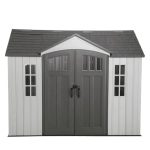 Lifetime 10 ft. x 8 ft. Outdoor Storage Shed, Gray - Prioka