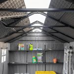 Lifetime 15 ft. x 8 ft. Dual Entry Outdoor Storage Shed, Gray - Image 6