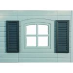 Lifetime 8 ft. x 10 ft. Outdoor Plastic Storage Shed with Floor and Windows (Model 60238) - Image 4