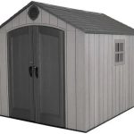Lifetime Outdoor Storage Shed, 8 x 10 Foot, Grays - Prioka
