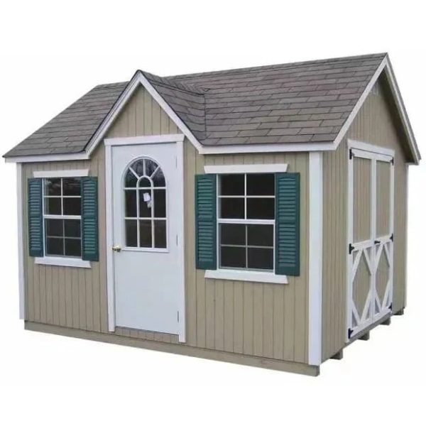 Little Cottage Co. 12 x 10 ft. Classic Wood Cottage Panelized Storage Shed Kit - Prioka