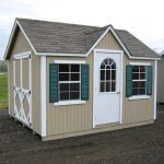 Little Cottage Co. 12 x 10 ft. Classic Wood Cottage Panelized Storage Shed Kit - Image 2