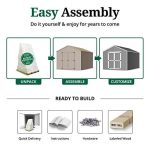 Little Cottage Co. Pre-Cut 12×12 Value Gable Shed Kits - Image 2