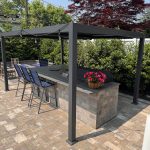 Louvered Pergola 10′ x 14′ Aluminum Pergola w/Independent Roof | 70 mph for stability, Reinforced beams add strength, Hidden drainage keeps dry, Independent louvers customize shade - Image 3