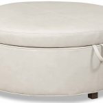 Lulu Leather Storage Ottoman - Prioka