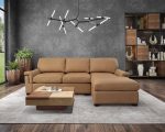 Lusso Leather Sofa With Chaise - Image 4