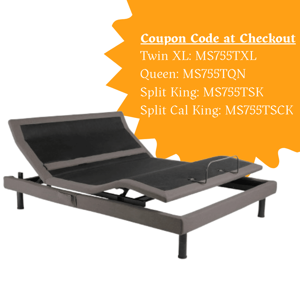 malouf-s755-smart-adjustable-bed-base-reach-assist-lumbar-support-3525930 Malouf S755 Smart Adjustable Bed Base - Reach Assist? & Lumbar Support - Image 1