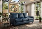 Manning Leather Sofa - Image 8