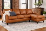 Marleigh Leather Sofa With Chaise - Image 3