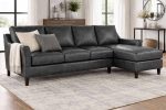 Marleigh Leather Sofa With Chaise - Image 7