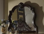 McFerran Home Furnishings B6005 Canopy Bedroom Set ? Traditional Carved Solid Wood in Rich Brown Finish - Image 6