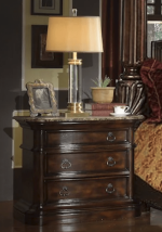 McFerran Home Furnishings B6005 Canopy Bedroom Set ? Traditional Carved Solid Wood in Rich Brown Finish - Image 4