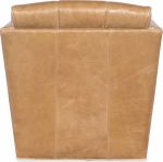 Mila Leather Swivel Chair - Image 4