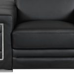 Milan Leather Seating Set – Black - Image 4