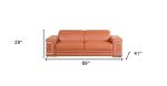 Monaco Leather Sofa – Camel - Image 2
