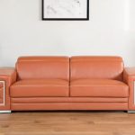 Monaco Leather Sofa – Camel