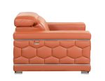 Monaco Leather Sofa – Camel - Image 5