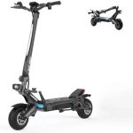 NANROBOT Electric Scooter Adults 50mph Dual Motor Electric Scooter with Suspension 80Miles Range Fast Sports Escooters Folding 10″ Off Road Tires 330LBS Max Loads Complies with UL2272 Certification