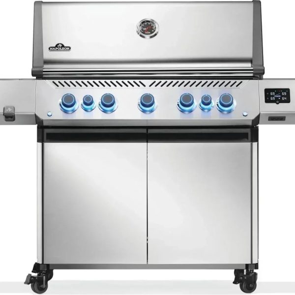 Napoleon Prestige 665 Connected, Gas Grills with Infrared Side and Rear Burner - Prioka