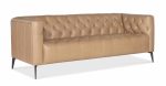 Nicolla Leather Sofa Light Brown