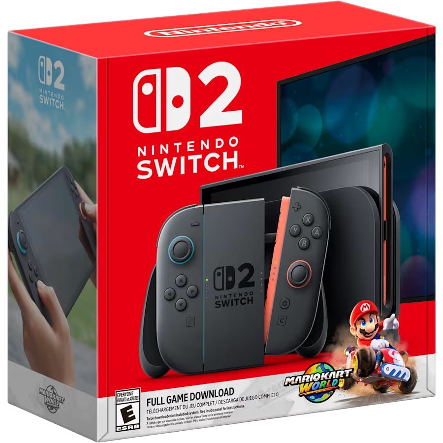 nintendo-switch-2-console-and-mario-kart-world-bundle-2465721 Nintendo Switch 2 Console and Mario Kart World Bundle - Image 1