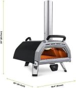 Ooni Karu 16 Multi-Fuel Outdoor Pizza Oven – Wood and Gas Fired Oven – Outdoor Cooking Pizza Oven – Fire and Stonebaked Pizza Ovens for Authentic Homemade Pizzas – Dual Fuel Pizza Makers - Image 2