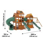 Paramount Wooden Swing Set / Playset - Image 15