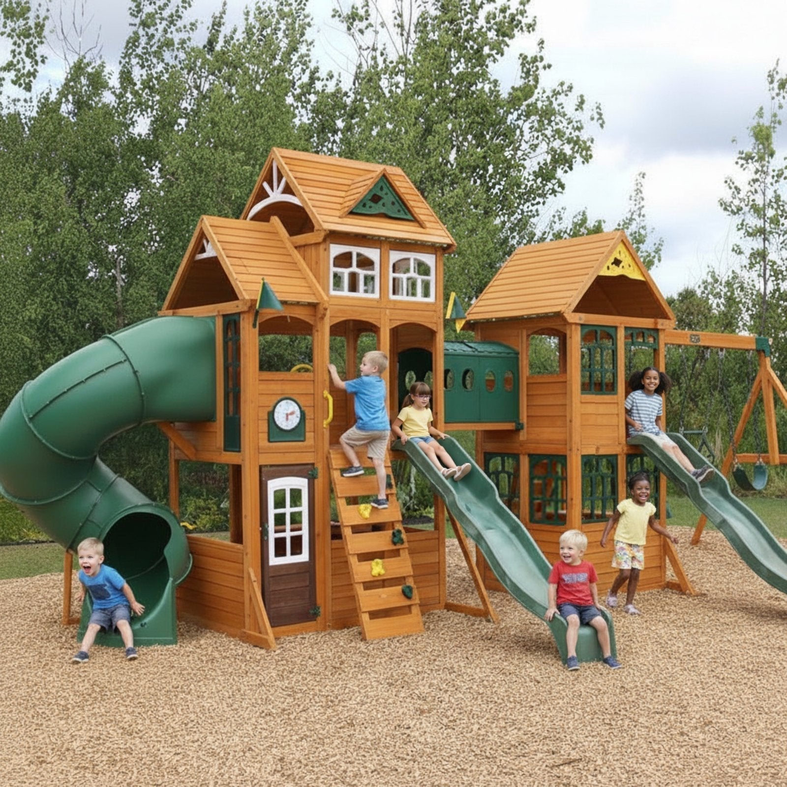 paramount-wooden-swing-set-playset-6869144 Paramount Wooden Swing Set / Playset - Prioka