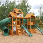 Paramount Wooden Swing Set / Playset - Image 6