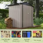 Patiowell 10 ft. W x 12 ft. D Galvanized Steel Outdoor Storage Shed, 119 sq. ft. - Image 6